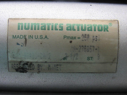 Pneumatics Pneumatic Air Tie Rod Cylinder 2-1/2" Bore 9" Stroke