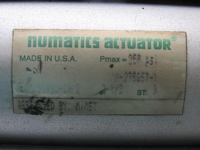 Pneumatics Pneumatic Air Tie Rod Cylinder 2-1/2" Bore 9" Stroke