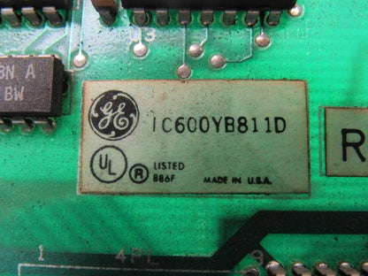 GE Fanuc IC600YB811D Series Six 10-50VDC/5VDC Input Module Card Circuit Board