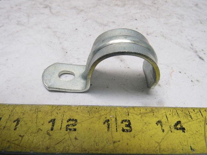 1" One Hole Plated Conduit/Pipe Hanger Clamp lot of 45