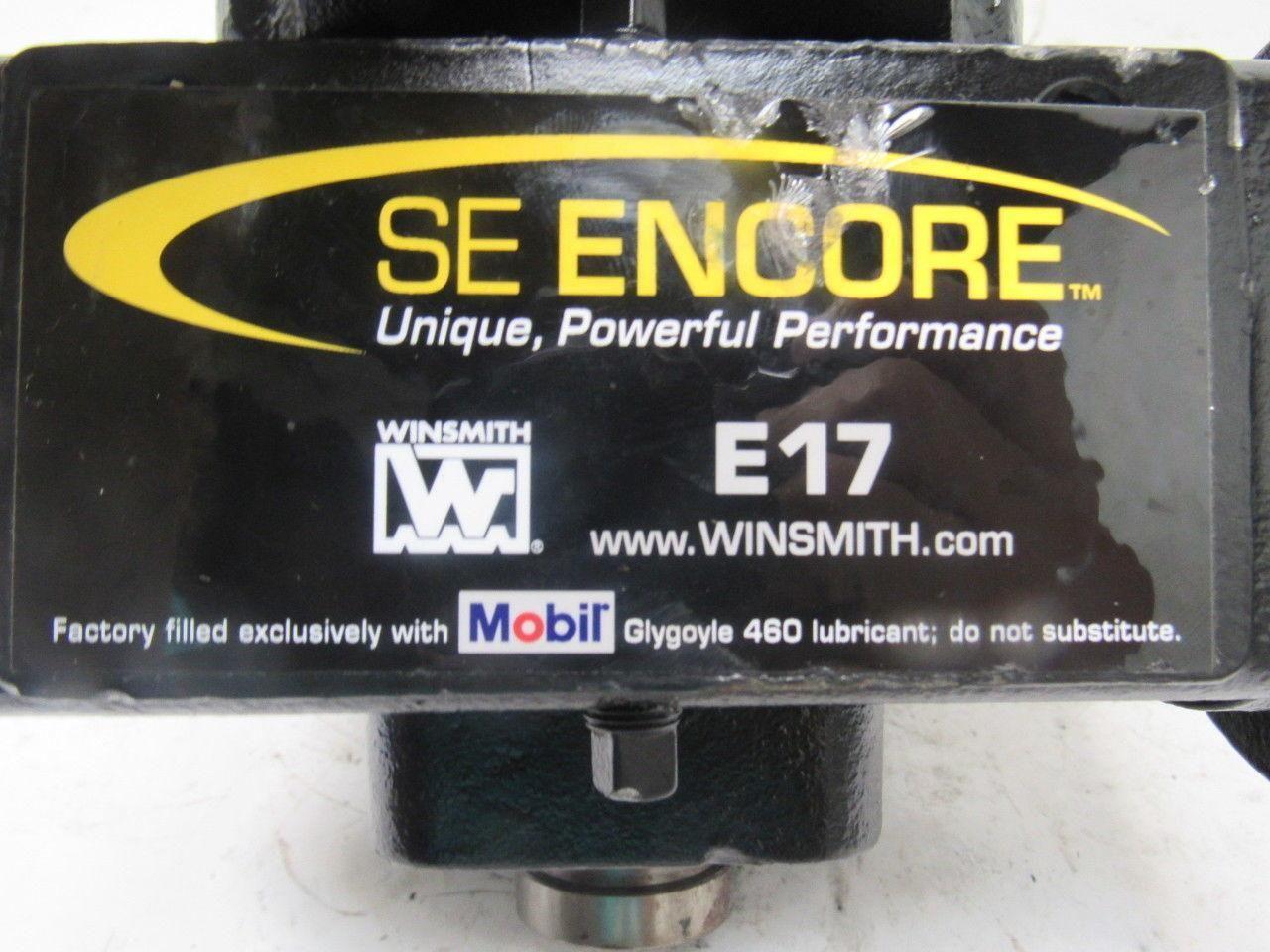 Winsmith E17MSFS5DR48C.75 5:1 Ratio 1750RPM 2.69Hp Input 350RPM Output Gear Box