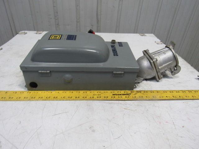 Square D Pyle H362AWK JRCBB-36036 60A 600V 3P Fused Disconnect W/ Style J Plug