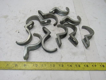 1-1/2" Rigid Conduit Clamp One-Hole Pipe Strap Malleable Iron Lot of 10