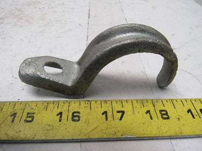 1-1/2" Rigid Conduit Clamp One-Hole Pipe Strap Malleable Iron Lot of 10