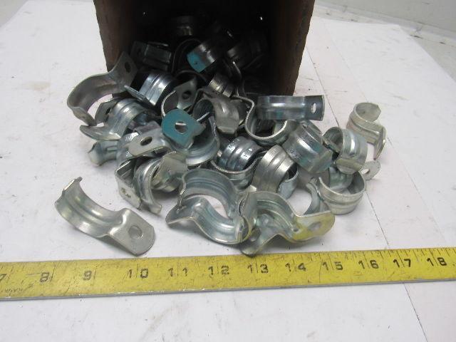 1" EMT Heavy Wall Conduit One Hole Clamp Lot of 60