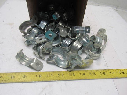 1" EMT Heavy Wall Conduit One Hole Clamp Lot of 60