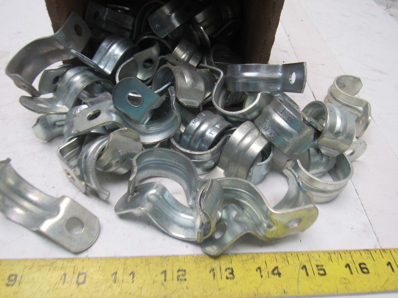 1" EMT Heavy Wall Conduit One Hole Clamp Lot of 60