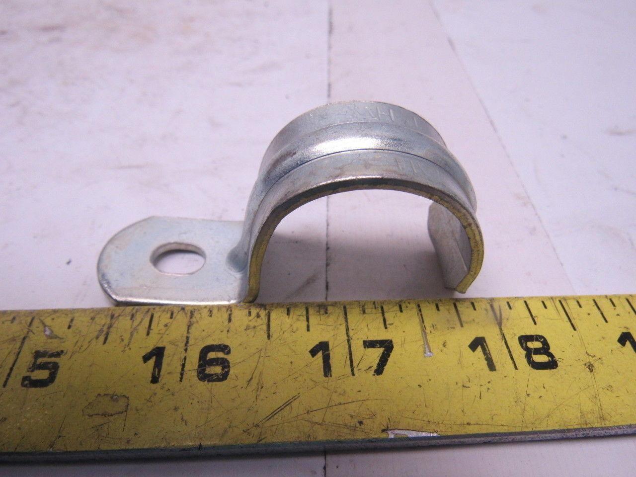 1" EMT Heavy Wall Conduit One Hole Clamp Lot of 60