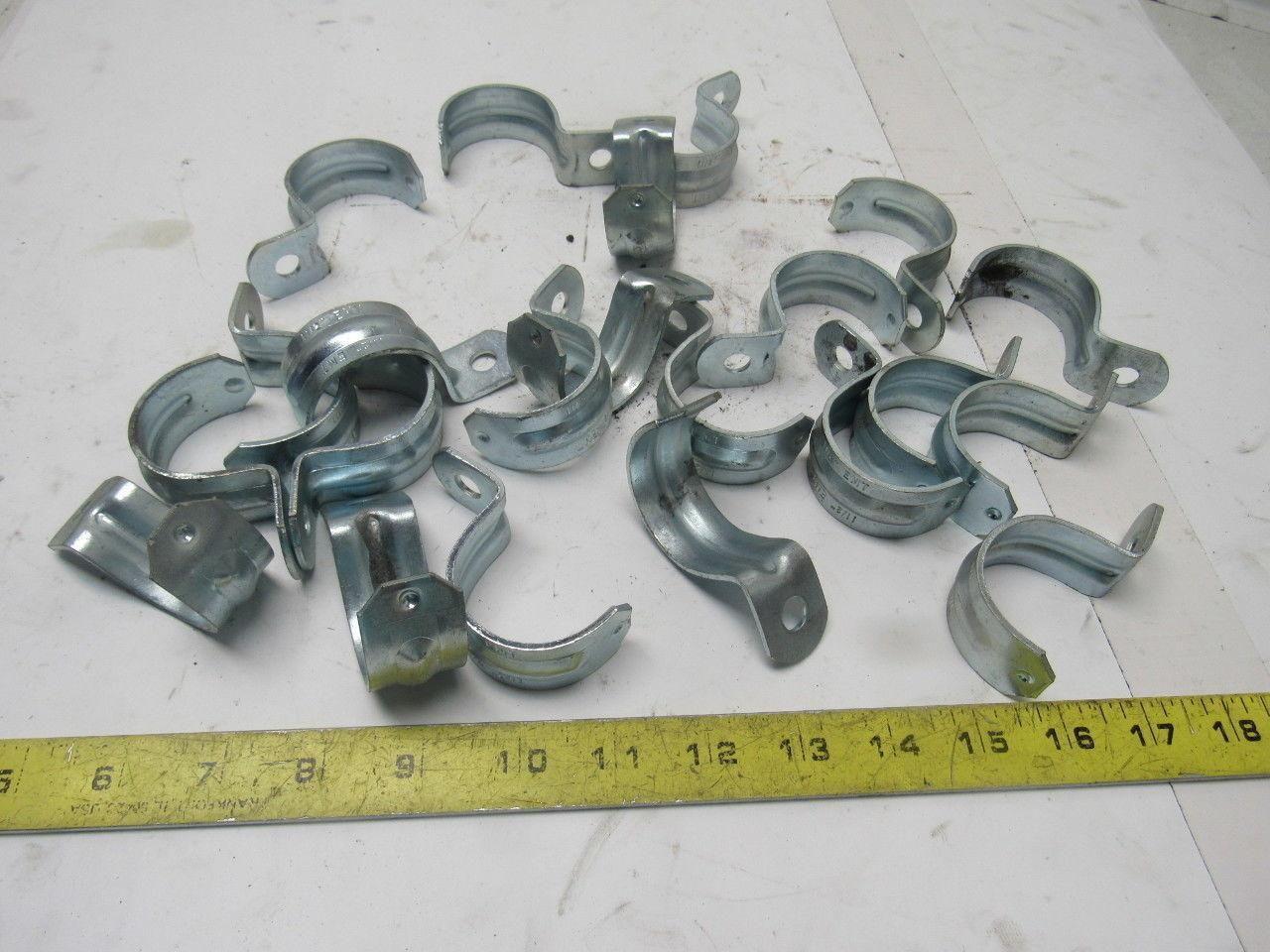 1-1/2" One Hole Conduit EMT Clamp Lot of 22