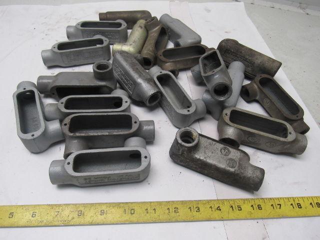 1/2"  LR Form 35 90° Conduit Body Lot of 20