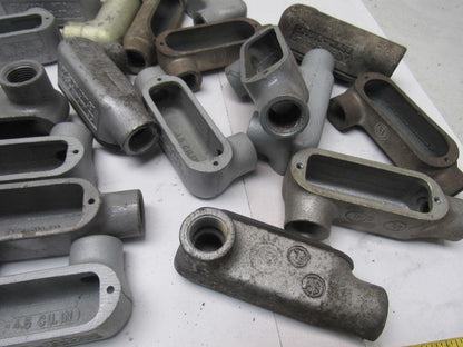 1/2"  LR Form 35 90° Conduit Body Lot of 20