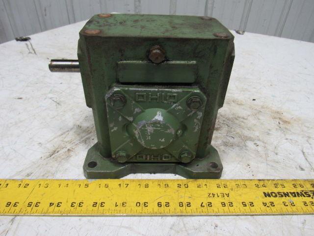 Ohio B 206 50:1 Ratio 1750RPM .49Hp Input 35RPM LH Output Gear Reducer