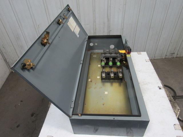 Allen Bradley 512-EJB-6P-27R Disconnect Safety Switch 200A 600V Fused Size 4