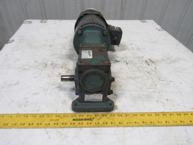 Dodge Tigear #17 1/2Hp Gear Motor Speed Reducer 26:1 Ratio W/Brake
