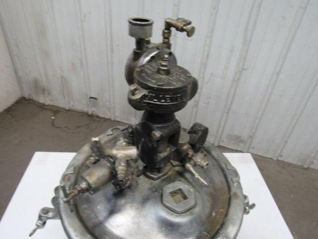 Devilbiss QM5095-3 10 Gallon Galvanized Steel Pressure Pot Feed Tank W/Agitator