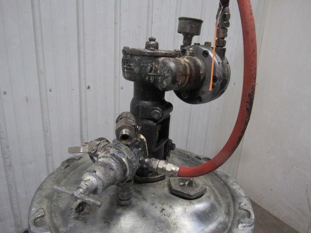 Delvibiss QM5094-1 10 Gallon Galvanized Steel Pressure Pot Tank W/Agitator
