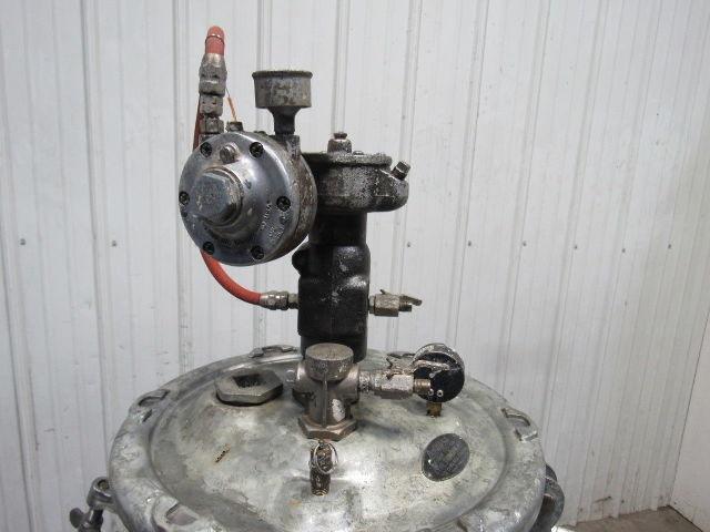 Delvibiss QM5094-1 10 Gallon Galvanized Steel Pressure Pot Tank W/Agitator