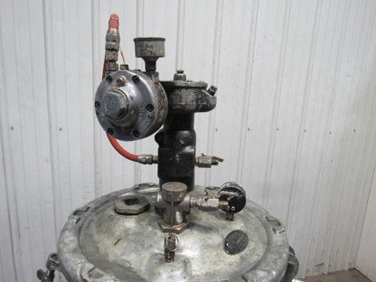 Delvibiss QM5094-1 10 Gallon Galvanized Steel Pressure Pot Tank W/Agitator