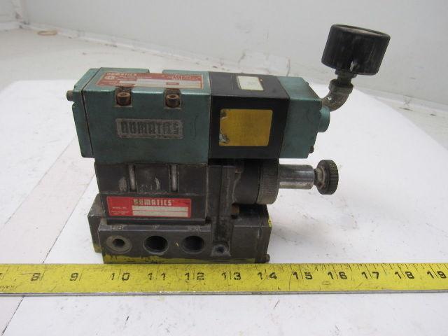 Pneumatics 153SA415K Pneumatic Solenoid Valve W/Flow Control & Base