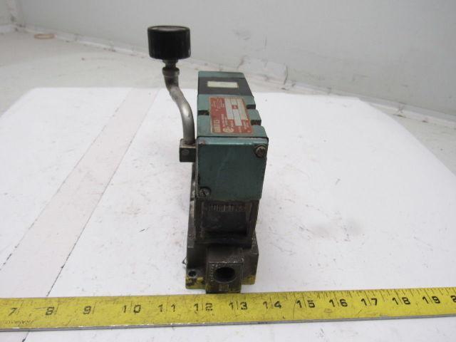 Pneumatics 153SA415K Pneumatic Solenoid Valve W/Flow Control & Base