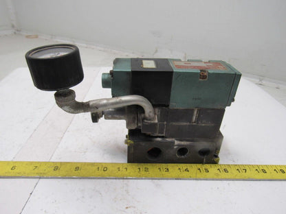 Pneumatics 153SA415K Pneumatic Solenoid Valve W/Flow Control & Base