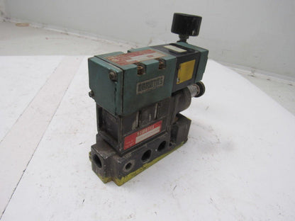 Pneumatics 153SA415K Pneumatic Solenoid Valve W/Flow Control & Base