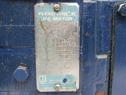 Reliance Electric T18P1322A-BY 180VDC Motor 3 Hp 1750RPM W/Tac/Gen