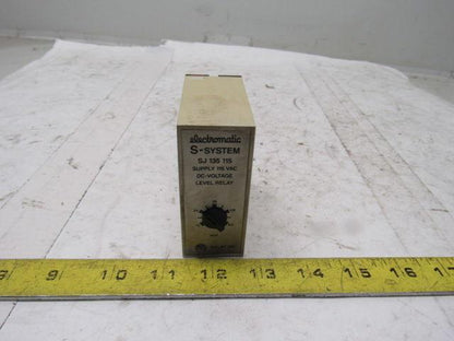 Electromatic SJ 135 115 120V Input  DC Voltage Level Relay 45-60Hz