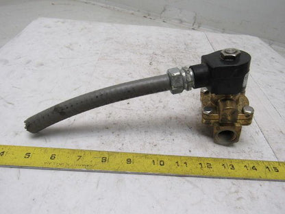 GC Valves S211GH02T4DG1 110/120V 50/60Hz Air WOG Steam Solenoid Valve 1/2"