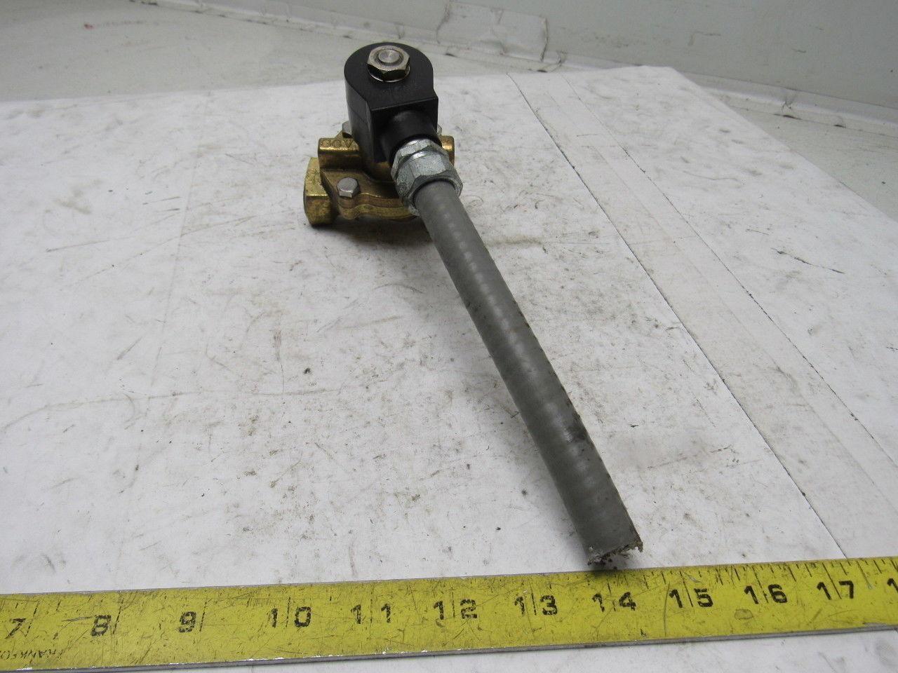 GC Valves S211GH02T4DG1 110/120V 50/60Hz Air WOG Steam Solenoid Valve 1/2"