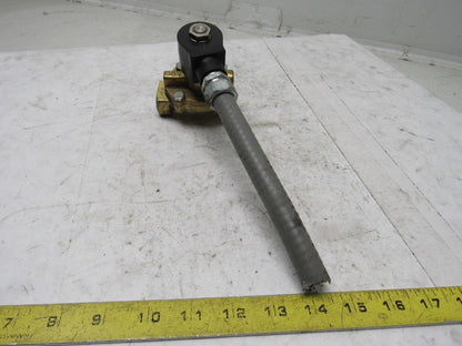 GC Valves S211GH02T4DG1 110/120V 50/60Hz Air WOG Steam Solenoid Valve 1/2"