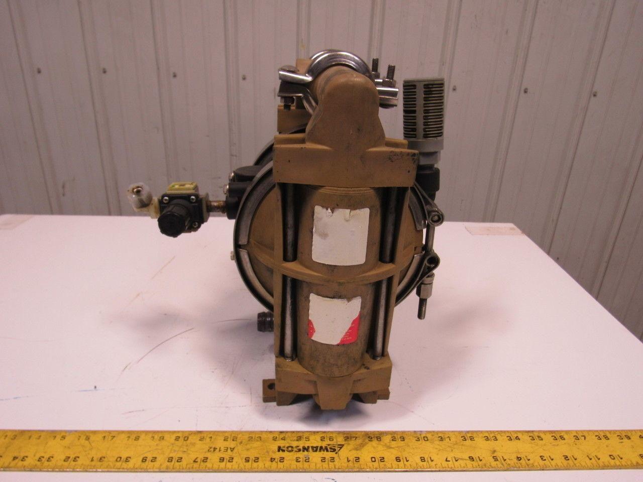 All-Pro BK10-P20/23 1" A100 Plastic Double Diaphragm Pump 41 GPM 120 PSI