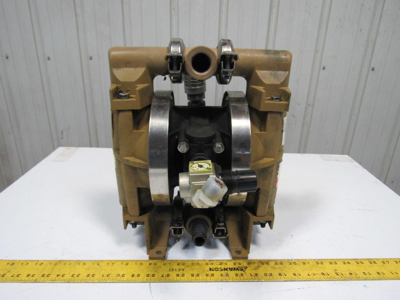 All-Pro BK10-P20/23 1" A100 Plastic Double Diaphragm Pump 41 GPM 120 PSI