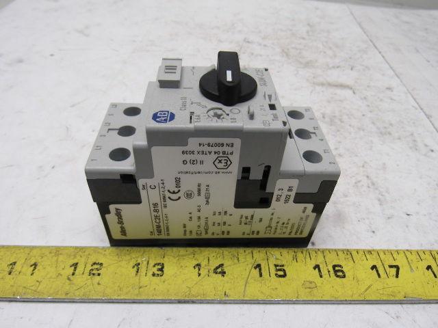 Allen Bradley 140-C2E-B16 Ser C Motor Protector Breaker Starter