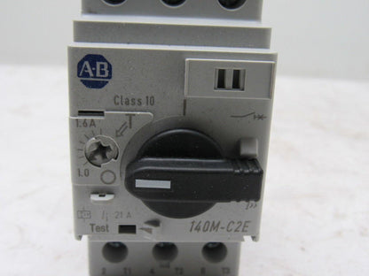 Allen Bradley 140-C2E-B16 Ser C Motor Protector Breaker Starter