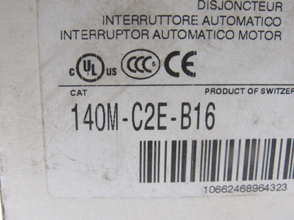 Allen Bradley 140-C2E-B16 Ser C Motor Protector Breaker Starter