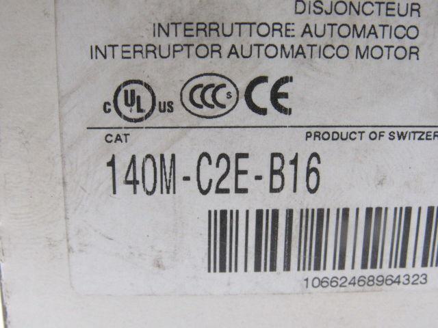 Allen Bradley 140-C2E-B16 Ser C Motor Protector Breaker Starter
