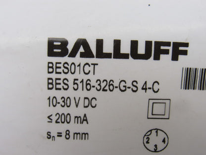 Balluff BES 516-326-G-S 4-C BES01CT Inductive Sensor Proximity Switch