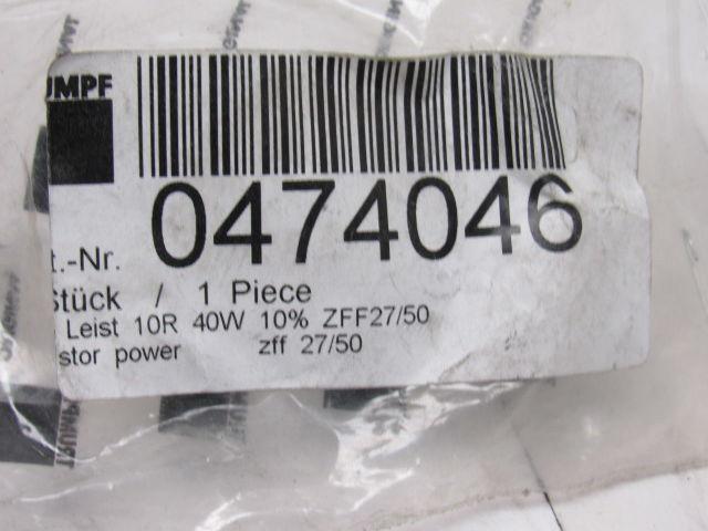 Trumpf 0474046 Power Resistor Lot of 3