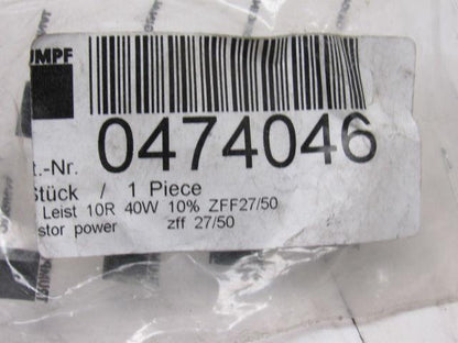 Trumpf 0474046 Power Resistor Lot of 3