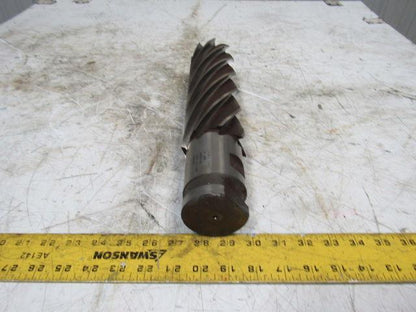 Quinco 3" HSS 8 Flute Twist End Mill 2-1/2" Combo Shank 10" Edge