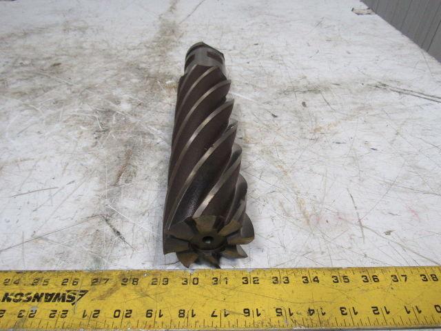Quinco 3" HSS 8 Flute Twist End Mill 2-1/2" Combo Shank 10" Edge