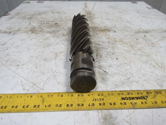 Quinco 3" HSS 8 Flute Twist End Mill 2-1/2" Combo Shank 12" Edge