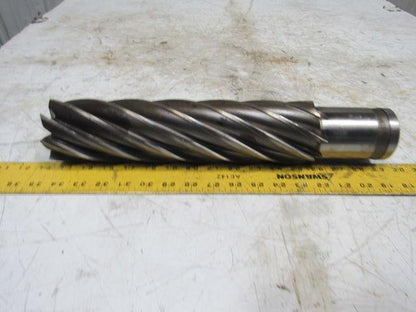 Quinco 3" HSS 8 Flute Twist End Mill 2-1/2" Combo Shank 12" Edge