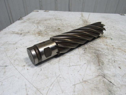 Quinco 3" HSS 8 Flute Twist End Mill 2-1/2" Combo Shank 12" Edge