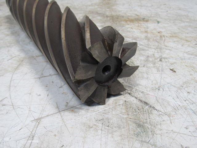 Quinco 3" HSS 8 Flute Twist End Mill 2-1/2" Combo Shank 12" Edge