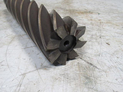 Quinco 3" HSS 8 Flute Twist End Mill 2-1/2" Combo Shank 12" Edge