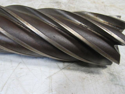 Quinco 3" HSS 8 Flute Twist End Mill 2-1/2" Combo Shank 12" Edge