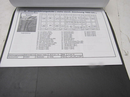 Trumpf L3030/L40360/L6030S JIC Laser Electrical Schematics Manual Book (English)
