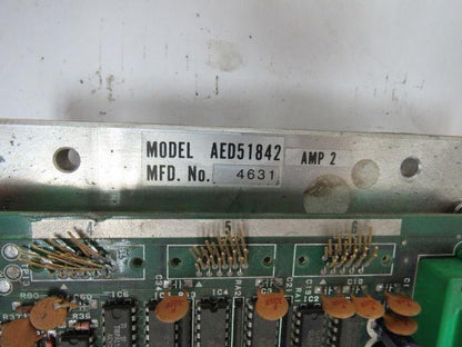 Matsushita Electric Panasonic AED51842 Servo Amplifier 2 Amp Damaged